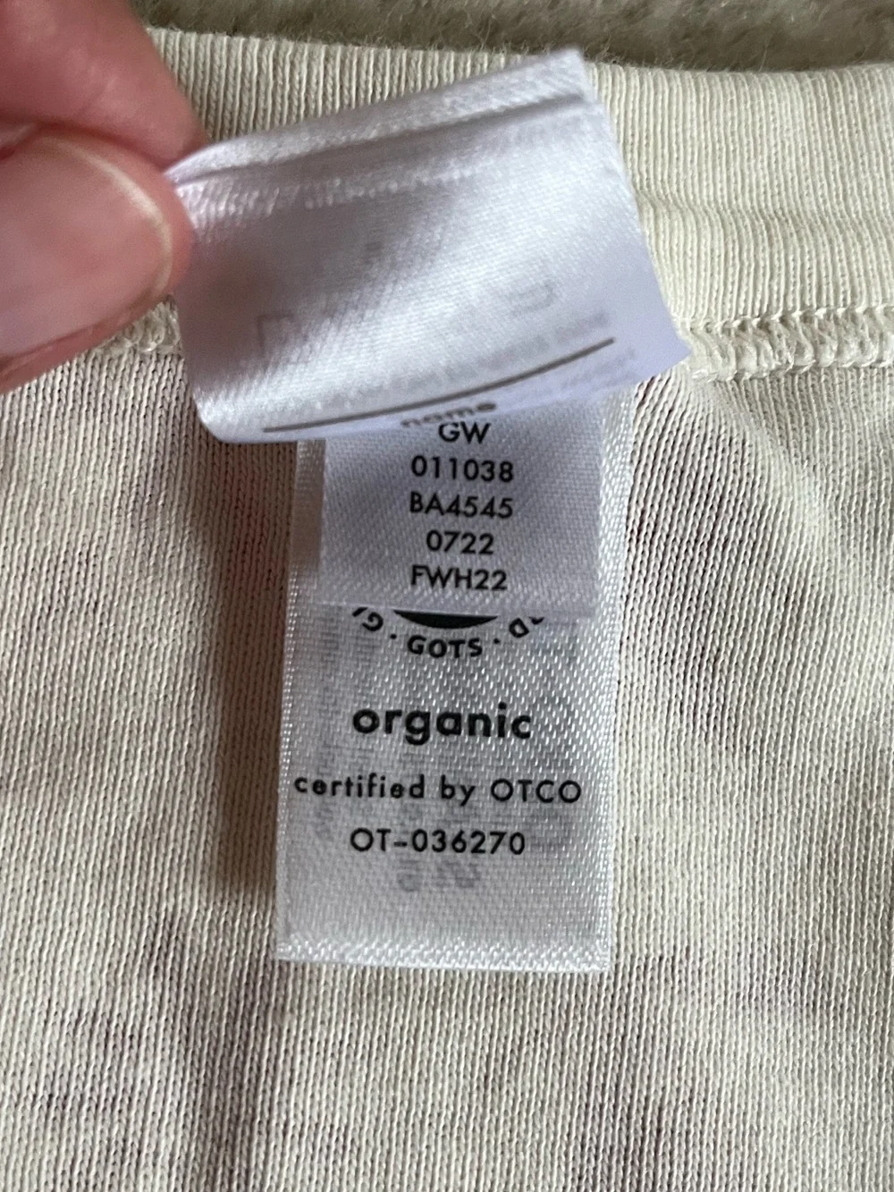 Hanna Andersson Organic Scandi Cane PJ Top